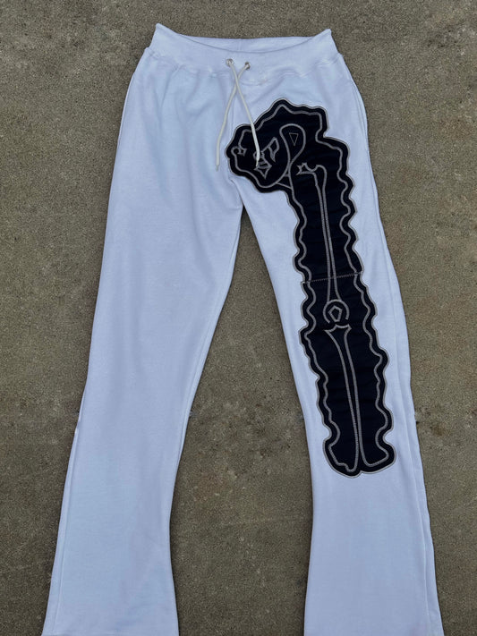 SKELLY sweatpants • white